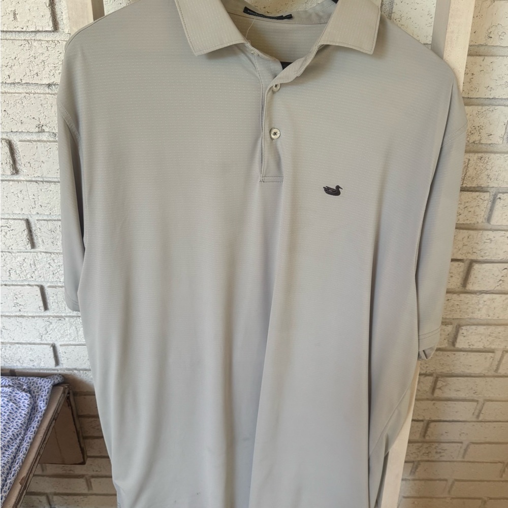 Southern Marsh Light Gray Polo Shirt